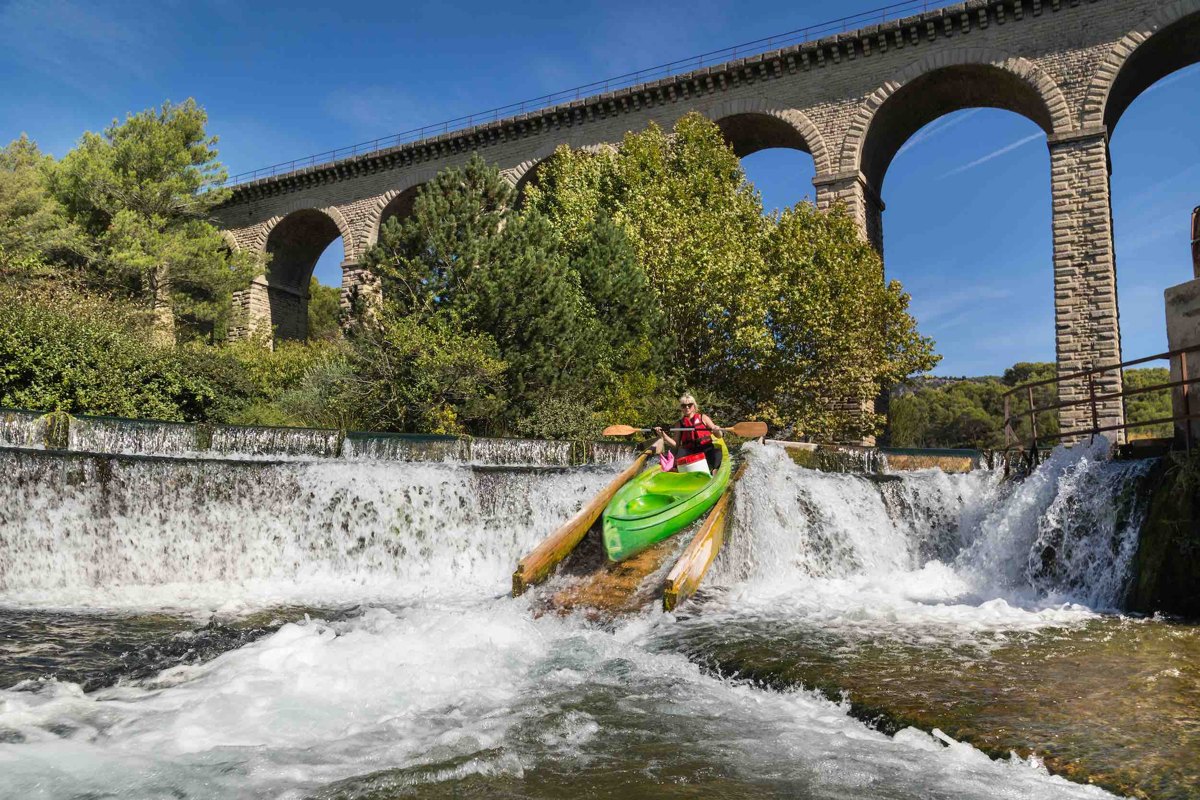 Canoës sur la Sorgue avec Kayak Vert