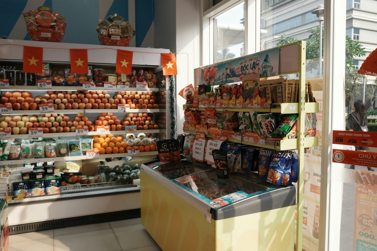 Image d’ambiance : les rayons d’un magasin d’alimentation